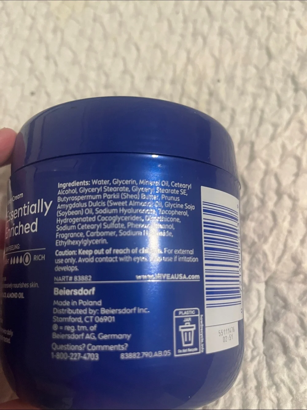 NWT Nivea Body Cream Tub